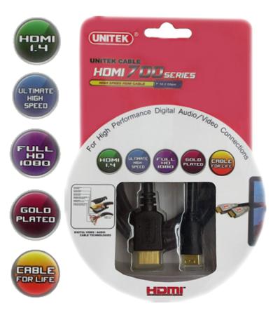 przewód Premium HDMI/miniHDMI v1.4 m/m 1.8m