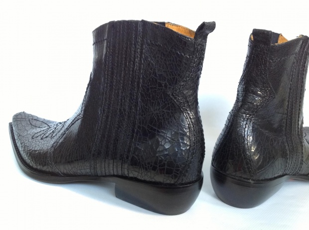 Wall Street kowbojki skóra naturalna R.41 czarne Długość wkładki 27.5 cm