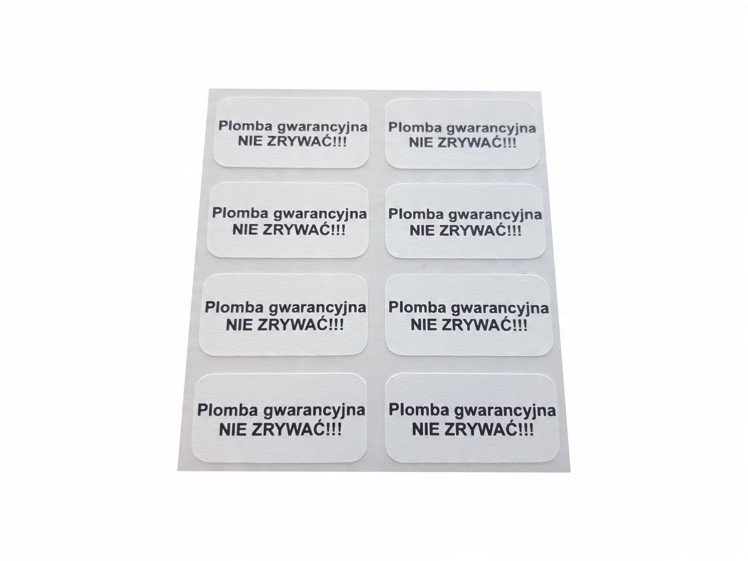 

Plomby gwarancyjne kruszące 20x10 mm 300 sztuk