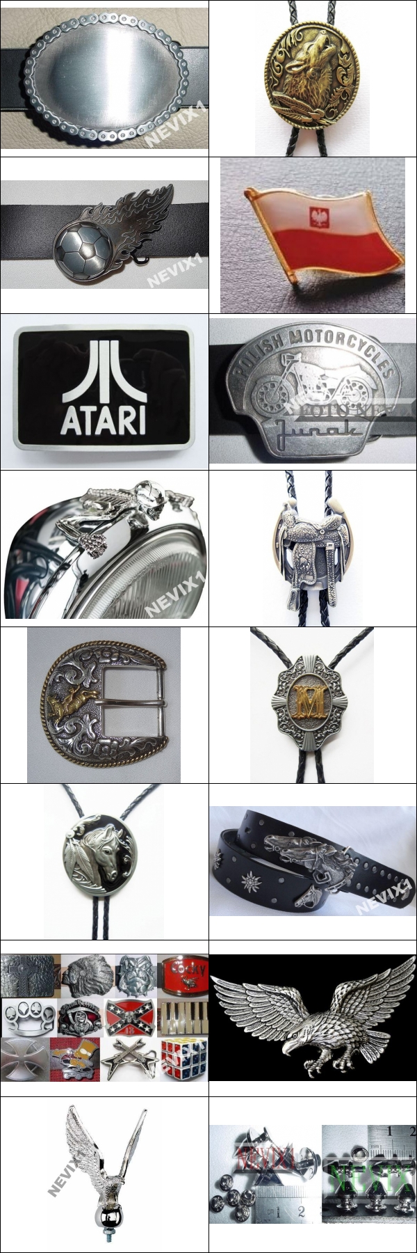 Źrebak klacz koń klamra spinka kopla do pasa Model Klamra