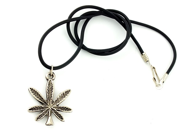 Wisior naszyjnik listek - 166