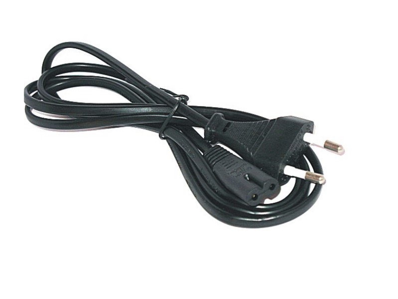 Кабель питания 2 pin универсальный для ТВ RTV бытовая техника C7 восьмерка SAVIO CL-185 5 м