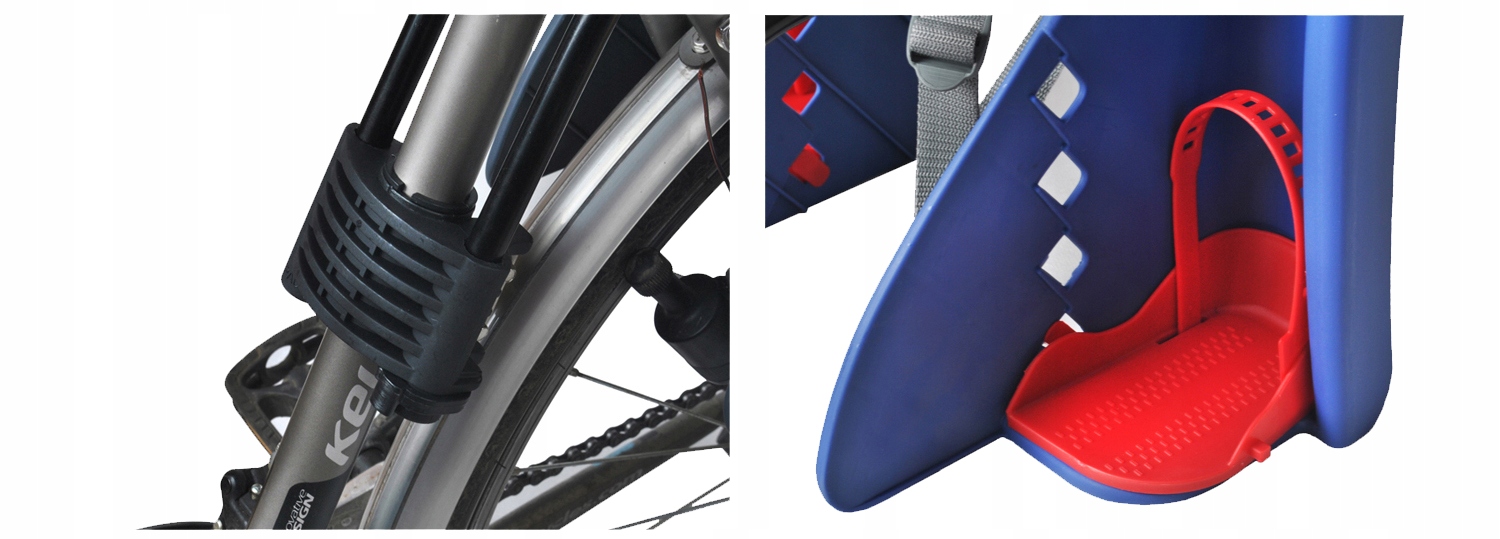 Fotel rowerowy FOTELIK na rower bagażnik pasy 5pkt Model BQ-8A