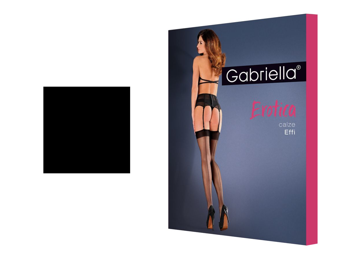 

Gabriella Pończochy do paska Calze Effi Nero 3/4