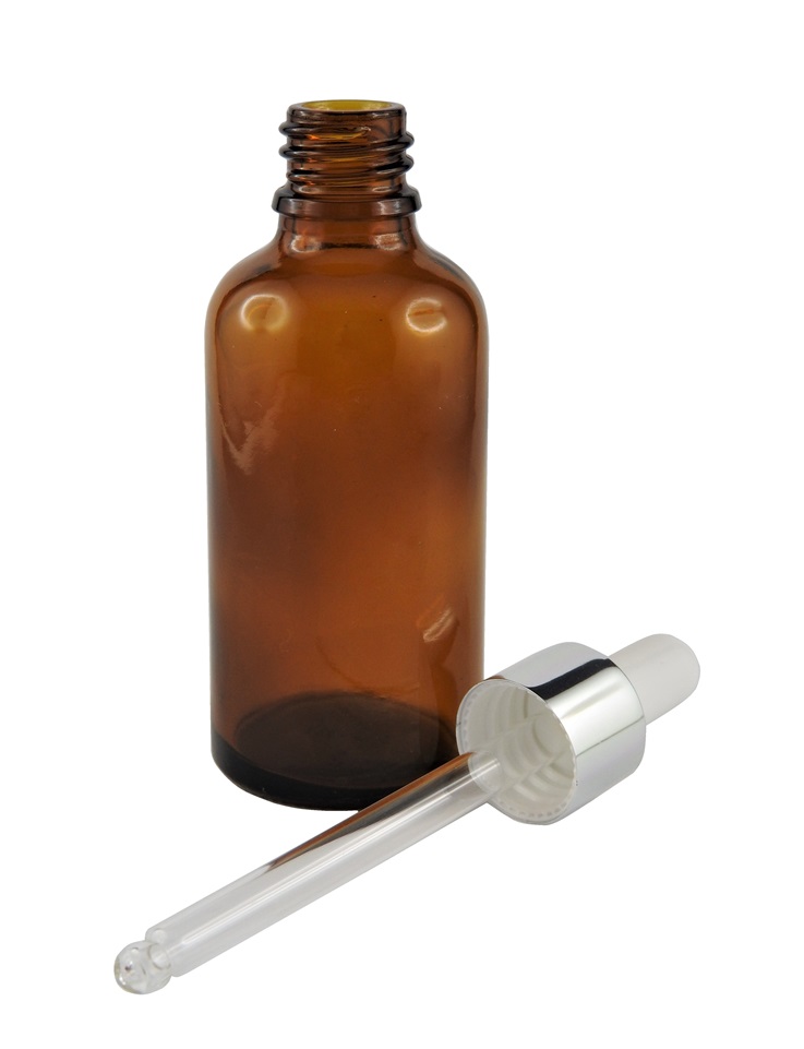 

Butelka szklana z Pipetą na oleje, serum 50 ml