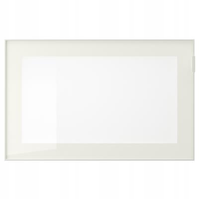 IKEA GLASSVIK Sklenené dvere, biele, matné sklo