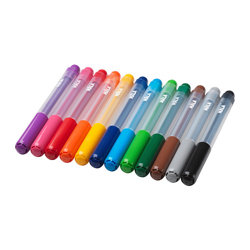 

Ikea Mala Cienki marker różne 12 szt.