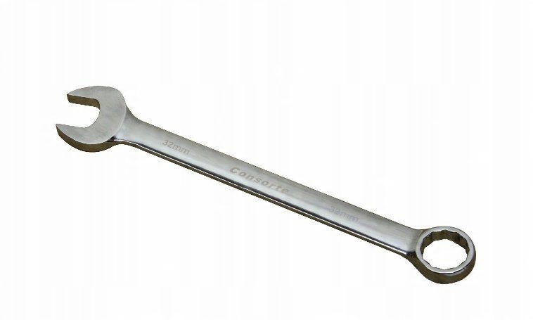 

Klucz płasko-oczkowy 32mm stal chromowo-wandowa