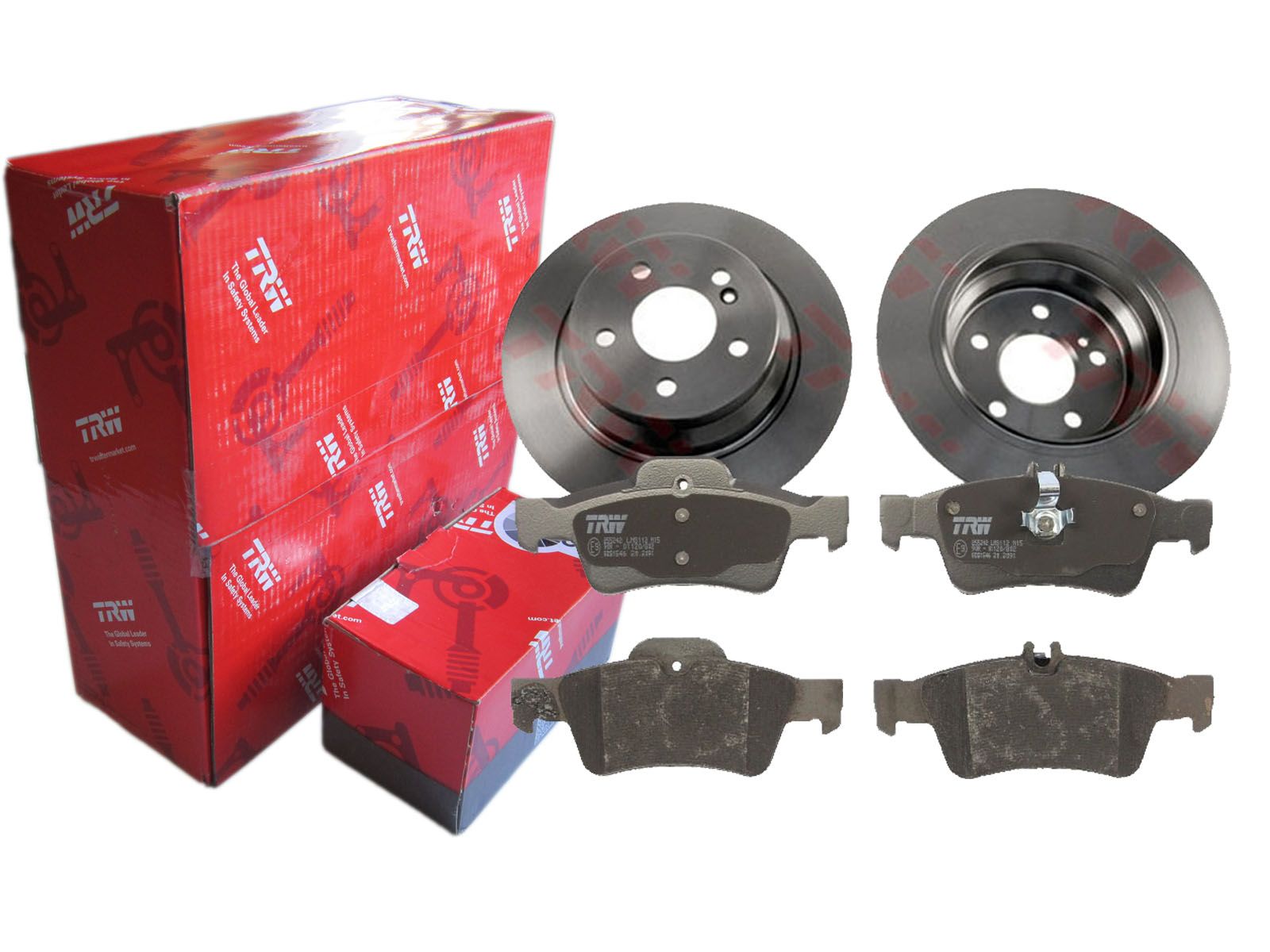 Диски колодки TRW задний MERCEDES E W211 W212