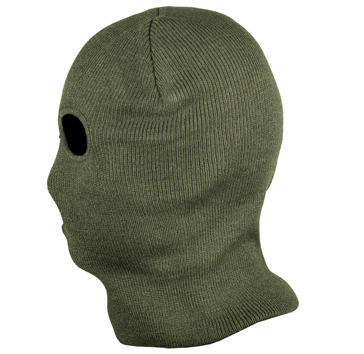 KOMINIARKA ZIMOWA 3 OTWORY CZAPKA BALACLAVA AKRYL MIL-TEC OLIVE Kolekcja 3 Otwory Cienka