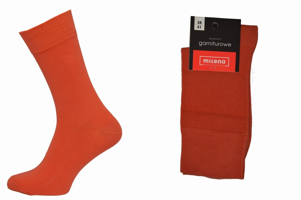 

Milena Skarpety Garniturowe Rude roz 38-41