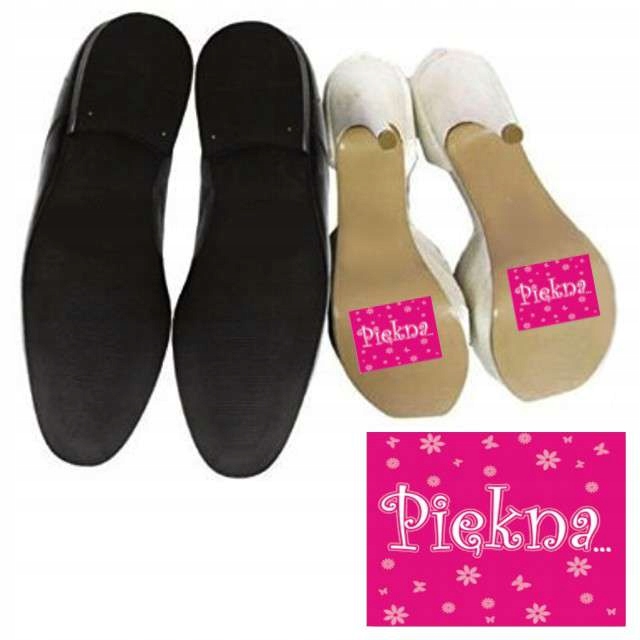 

Naklejki na buty Piękna różowe kontra dla Bestia