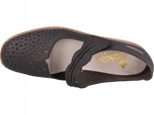 JBUT - RIEKER PÓŁBUTY SANDAŁY SKÓRA r.39 41399 Kolekcja Rieker