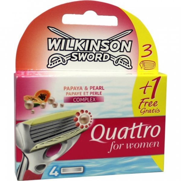 Wilkinson Quattro для жінок Papaya&Pearl 4шт