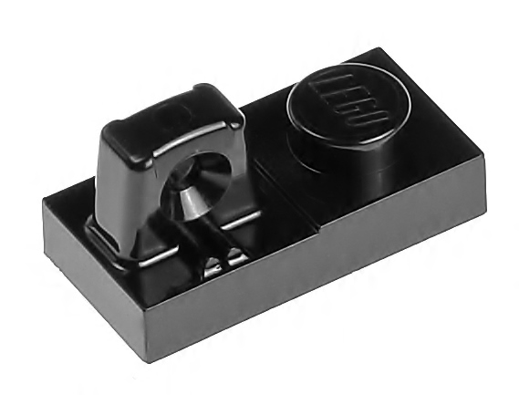 

Lego Płytka z zaczepem 1x2 30383 czarna 2 szt.