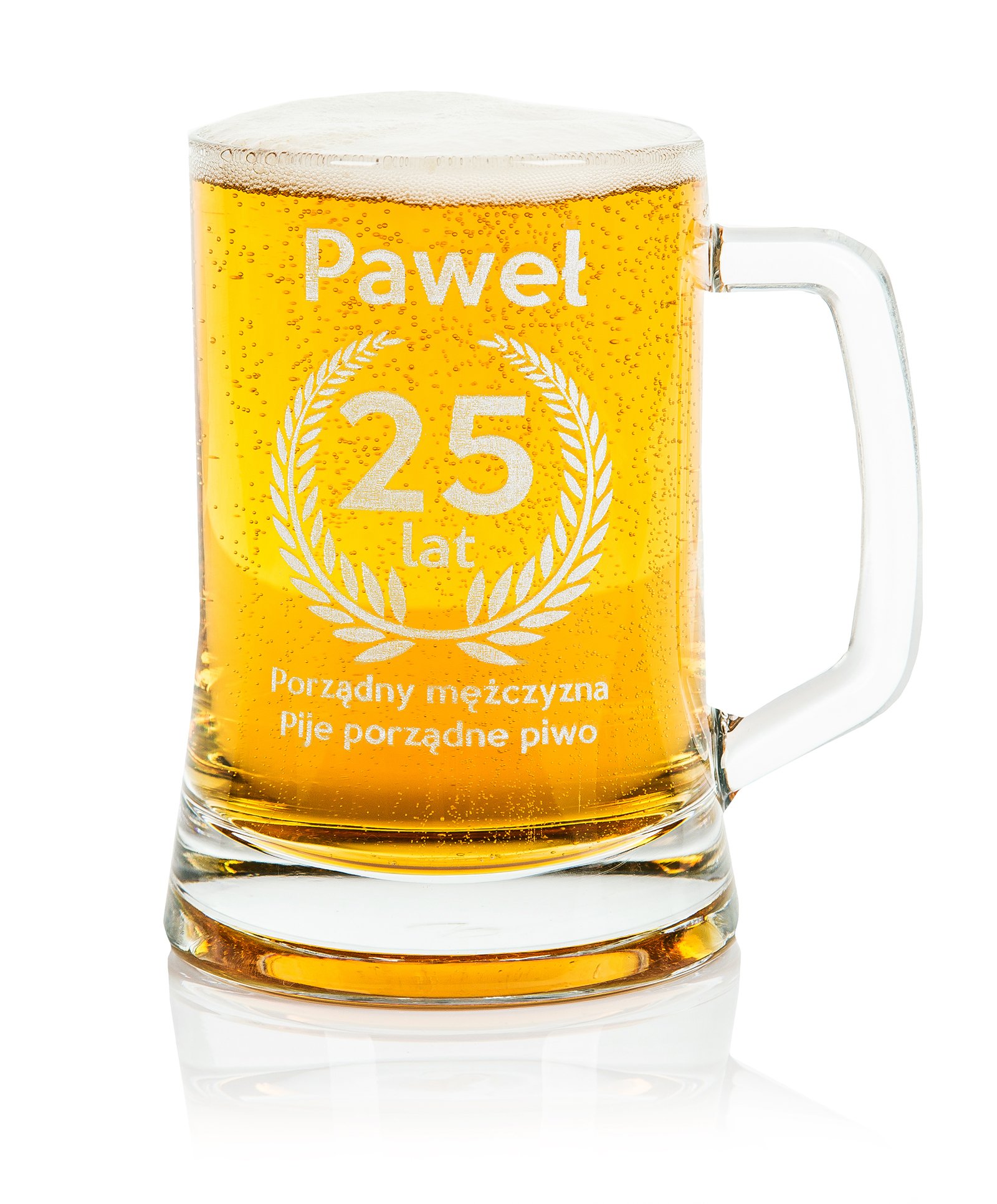 

Kufel do Piwa z Grawerem duży 660 ml