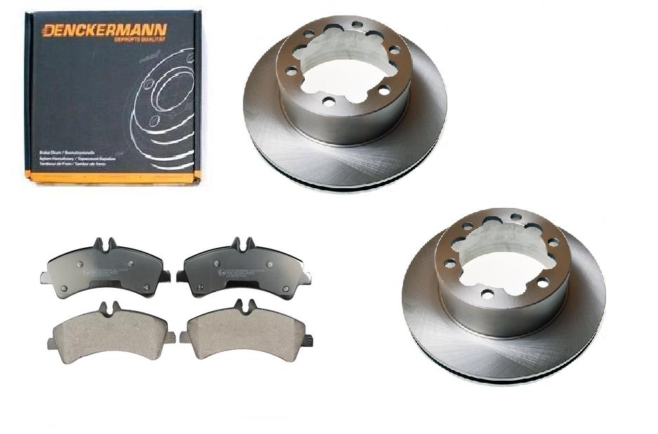 Kotouče Destičky Vw Crafter 50 Sprinter II 500 Zadní 303 mm Sada. Větrané