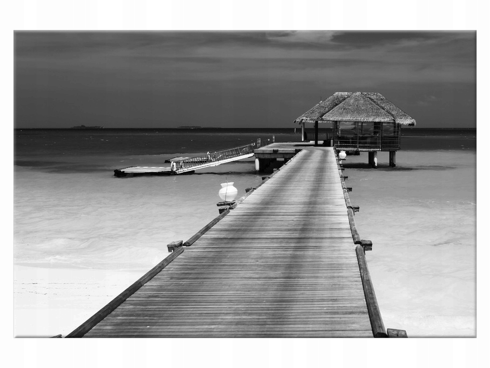 

Obraz na płótnie Pejzaż Pomost na plaży 60x40