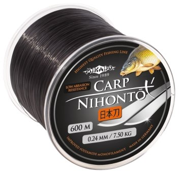 

Żyłka Nihonto Carp 0,30mm 600m 10,9kg Black Mikado