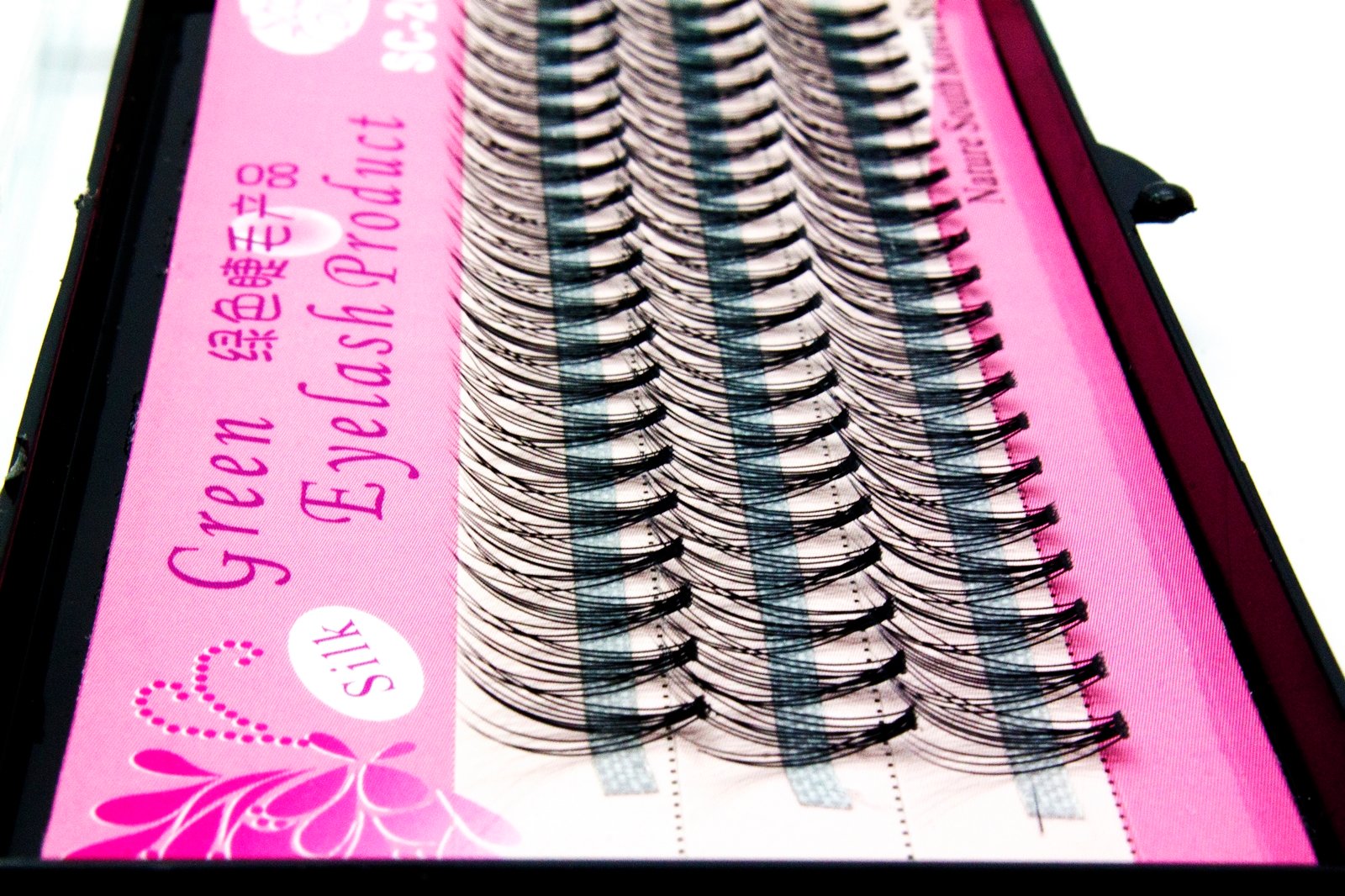 ПУЧКИ РЕСНИЦЫ ШЕЛК НАТУРАЛЬНЫЙ 60 ШТ. 8 мм