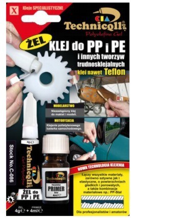 

Klej żel Do Pp, Pe, Ptfe Technicqll
