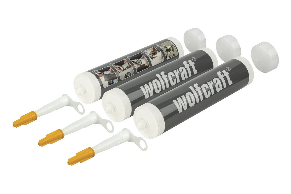 

Puste tuby 310 mm Wolfcraft do mas 3 szt