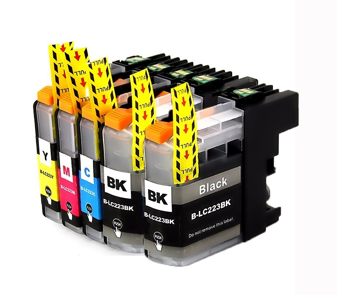 

5x Tusz Brother LC223 XL MFC-J5625DW J5720DW Chip