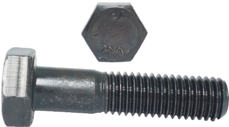 

M8x60 Śruby łeb 6-kątny 12.9 czarne Din 931 5szt.