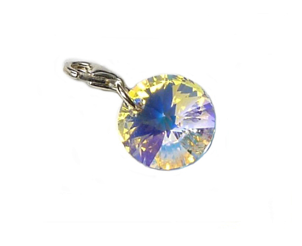 

Charms Swarovski Rivoli Crystal Ab modna zawieszka