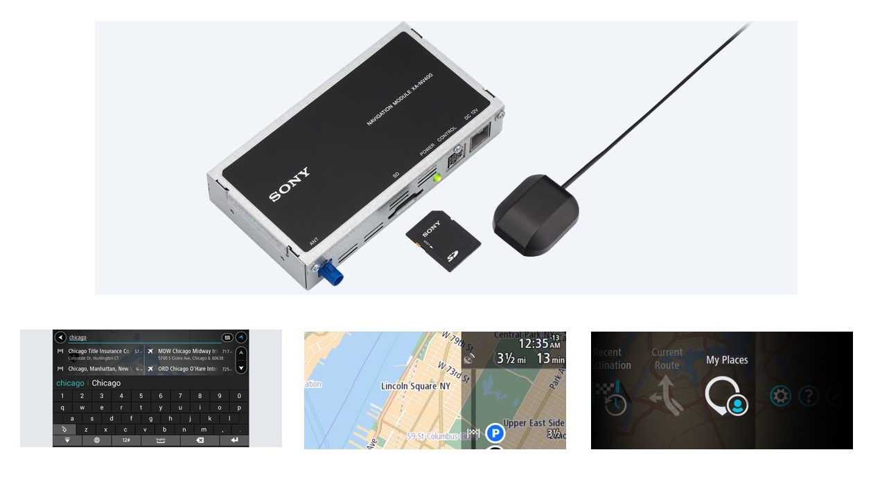 Gps navigační modul XAV-V631BT XAV-W651BT XAV-AX100 AX200 Sony XA-NV400