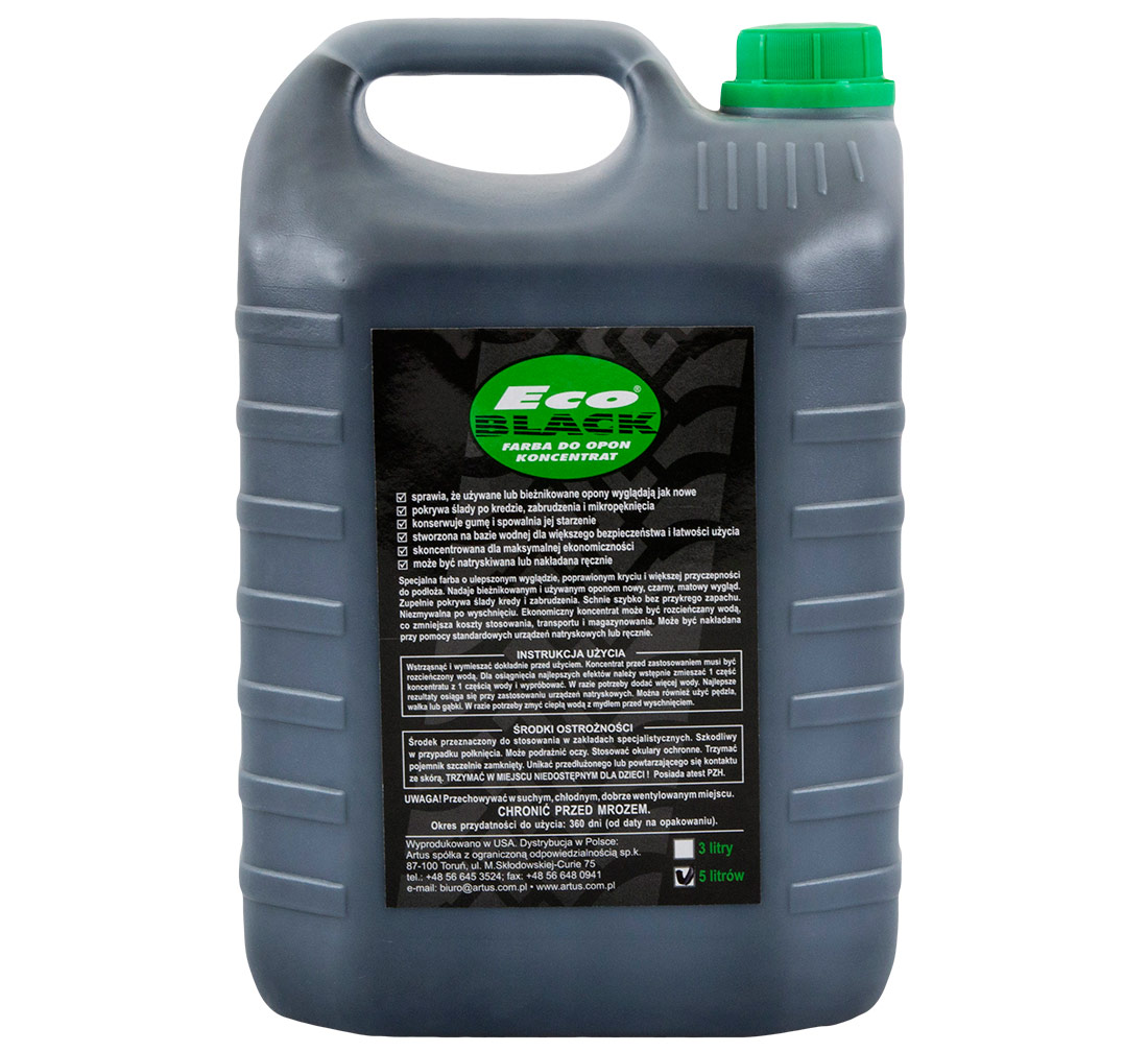 Impregnat do opon Eco Black 5l