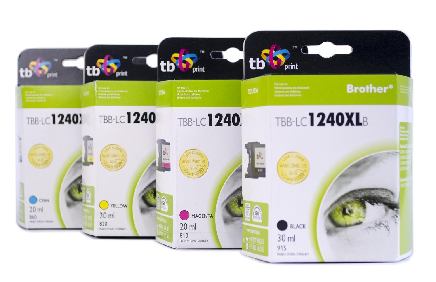 

Zestaw do Brother LC1240XL Tb Print TBB-LC1240XLB