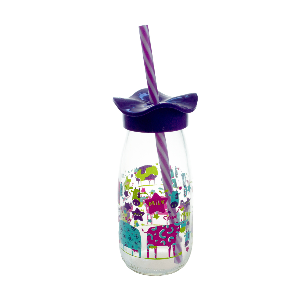 

Stalman Słoik Butelka Ze Słomką 250ml Kinder Party