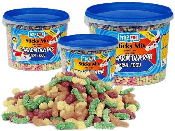 

Pływający Pokarm Dla Ryb MIX Kolor Koi Oryginał 5l