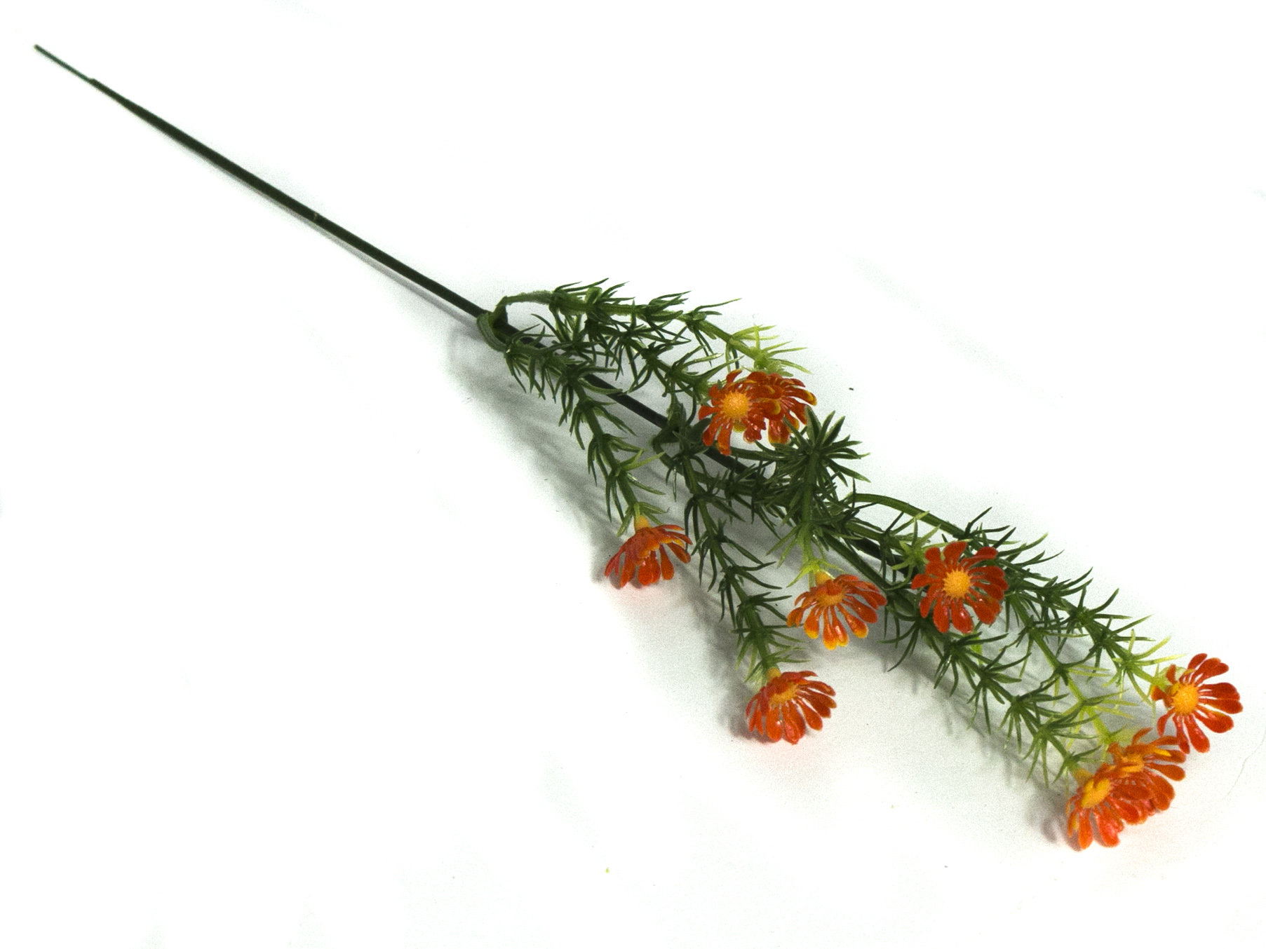 

Gałązka Dekoracyjna Zielona Z Kwiatkami 34cm