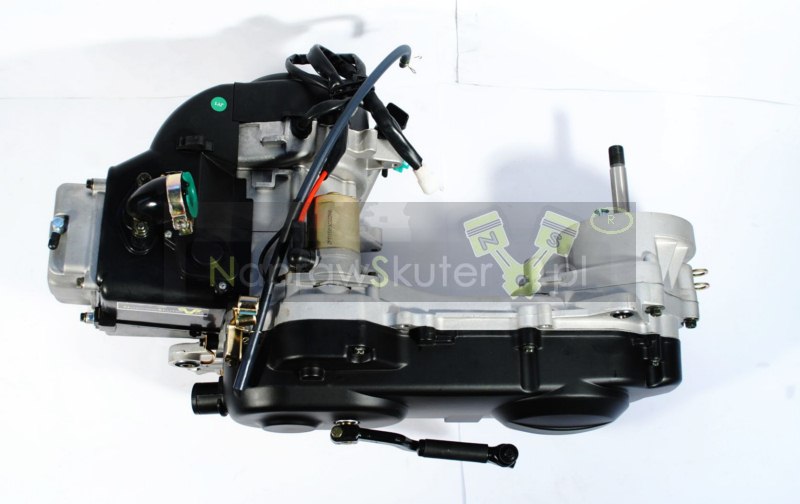 SILNIK 4T GY6 430mm 80cc KOLO 12 długi wałek Romet Numer katalogowy części 5900000142968