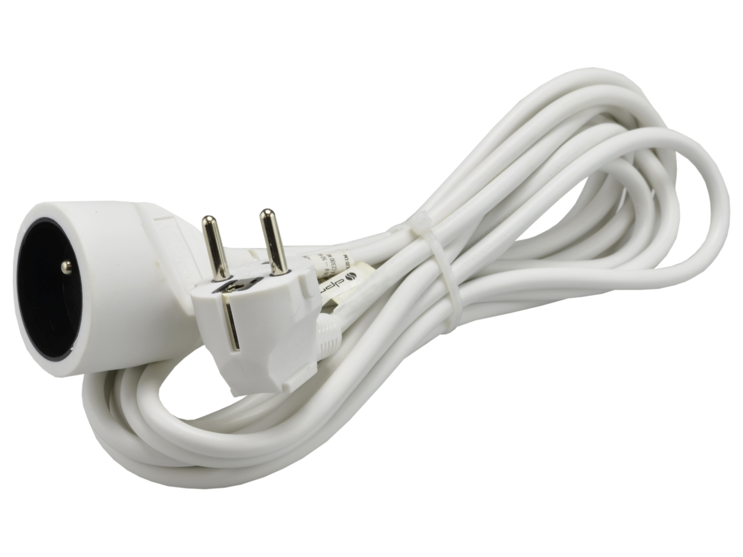 

Przedłużacz prądowy 2P+Z 230V 1 gniazdo biały 3m