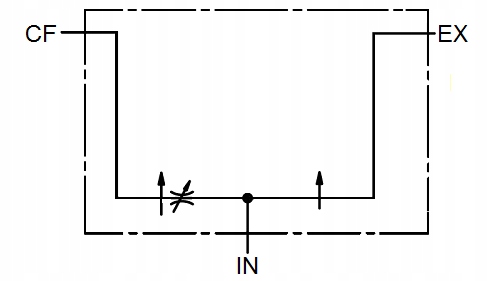 ZAWÓR HYDRAULICZNY REGULATOR PRZEPŁYWU DZIELNIK AL-FCV 1/2" 60L/MIN + SKALA Waga produktu z opakowaniem jednostkowym 1 kg