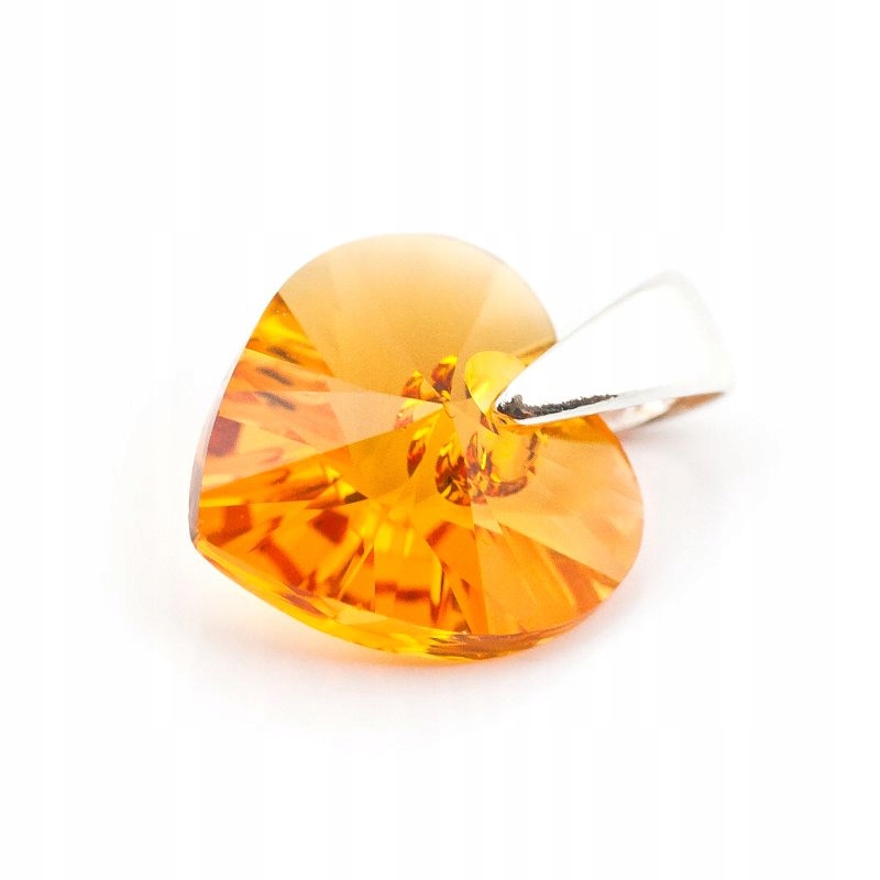 

Wisiorek srebrny 925 z kr. Swarovski Serce 10 Top