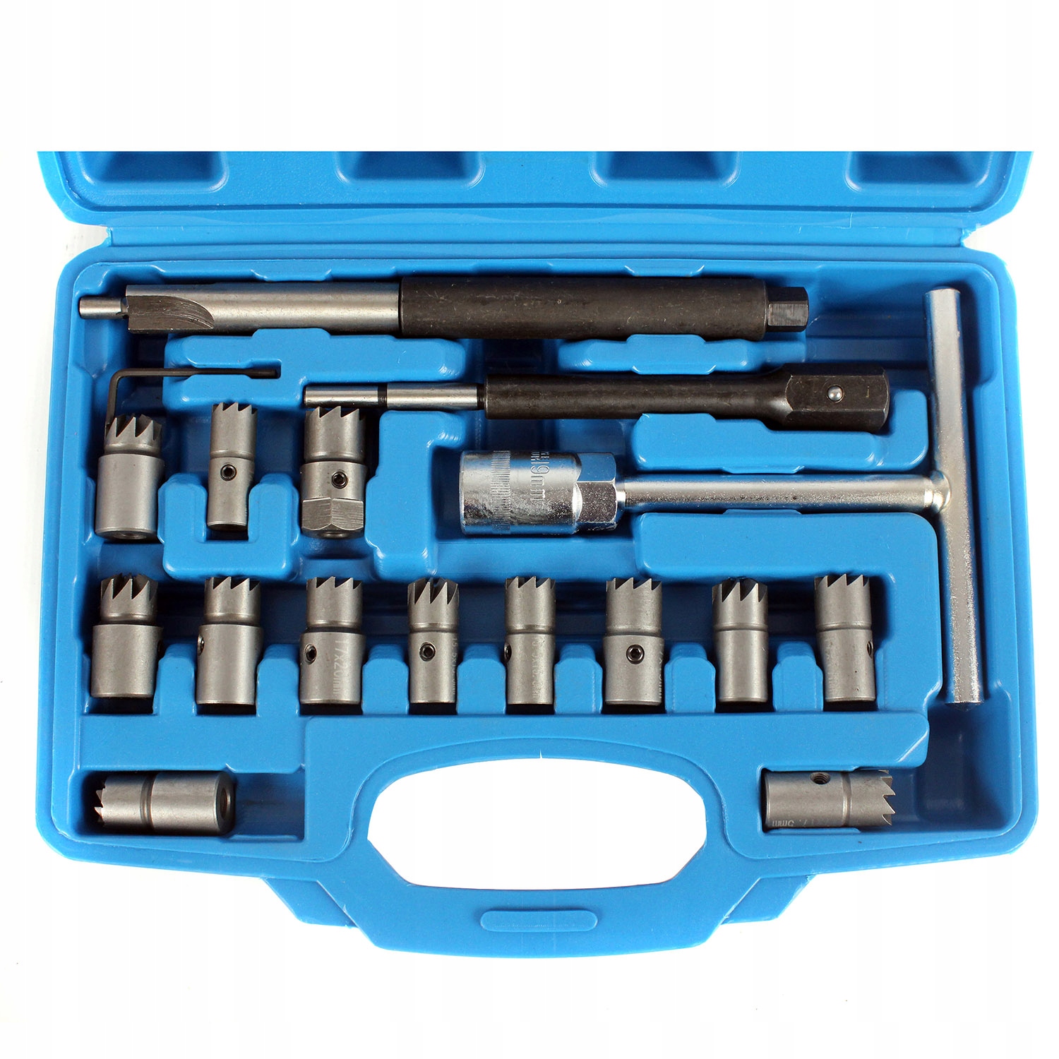 FREZY DO GNIAZD WTRYSKIWACZY WTRYSKÓW ZESTAW 17 EL Kod producenta 11612