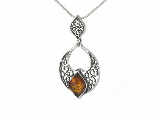 

Naszyjnik / Wisiorek Amber 222 z Bursztynem