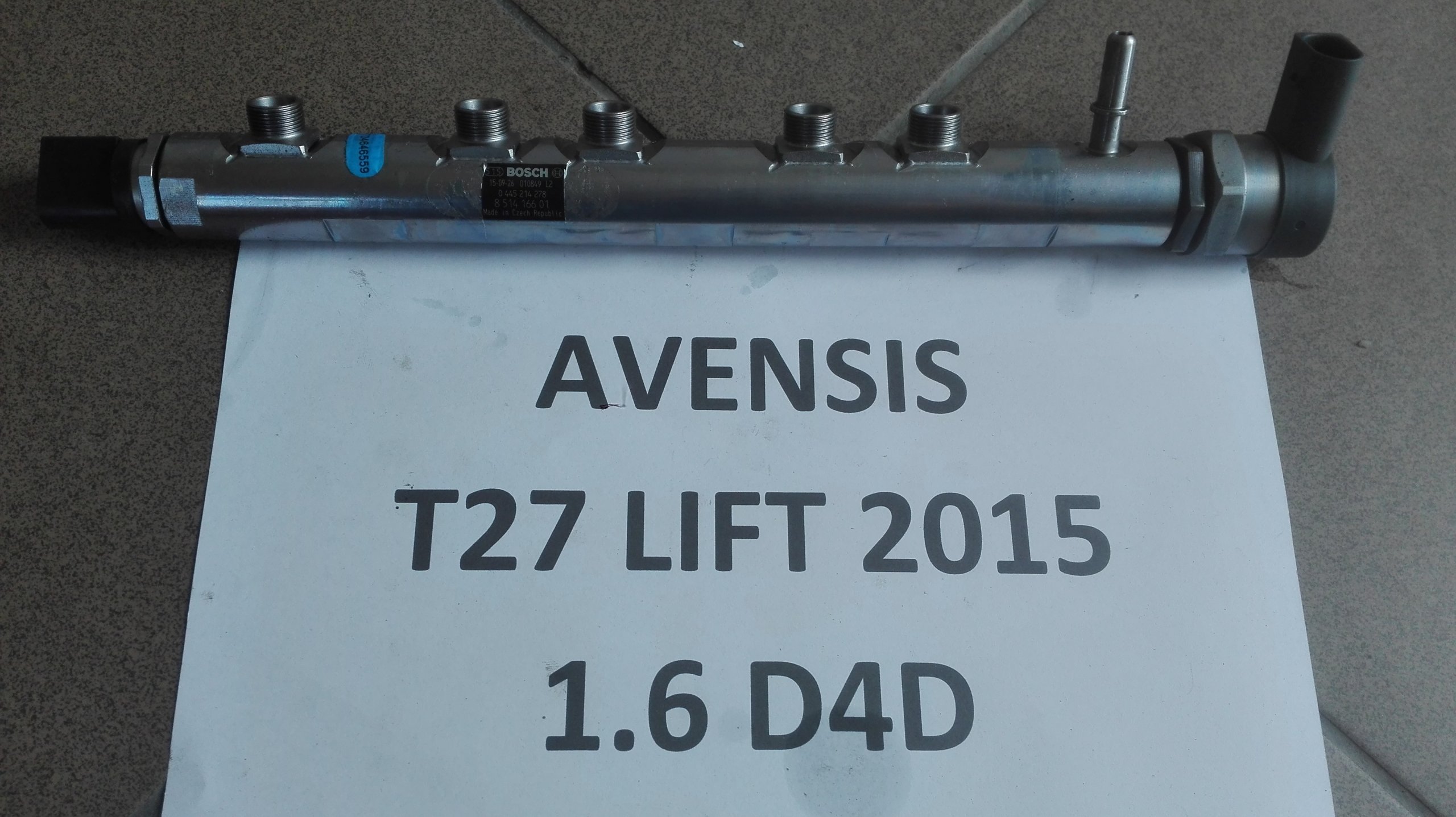 Avensis T27 VERSO 1.6 D4D BMW лиття під тиском