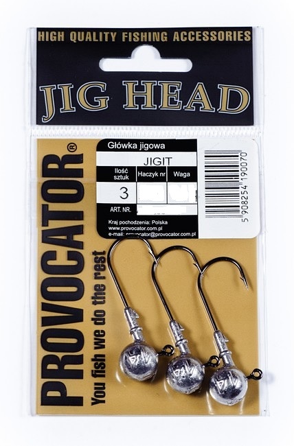 Główka Jigowa Provocator Jigit 30g 6/0 op.3szt.