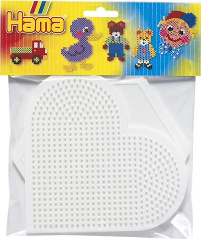 

Koraliki Hama MIDI Podkładki 4454 Serce Sześciokąt