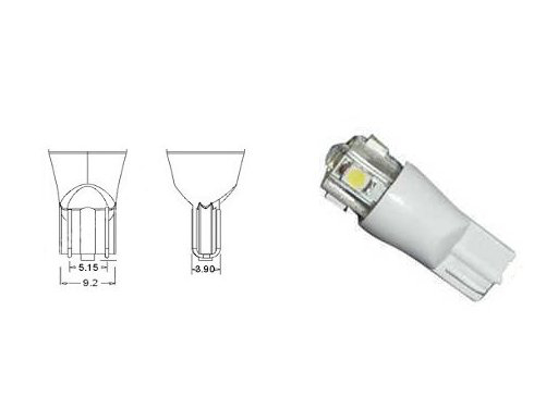 

R10 T10 W5W 5x Led Smd 24V biała zimna postojówki