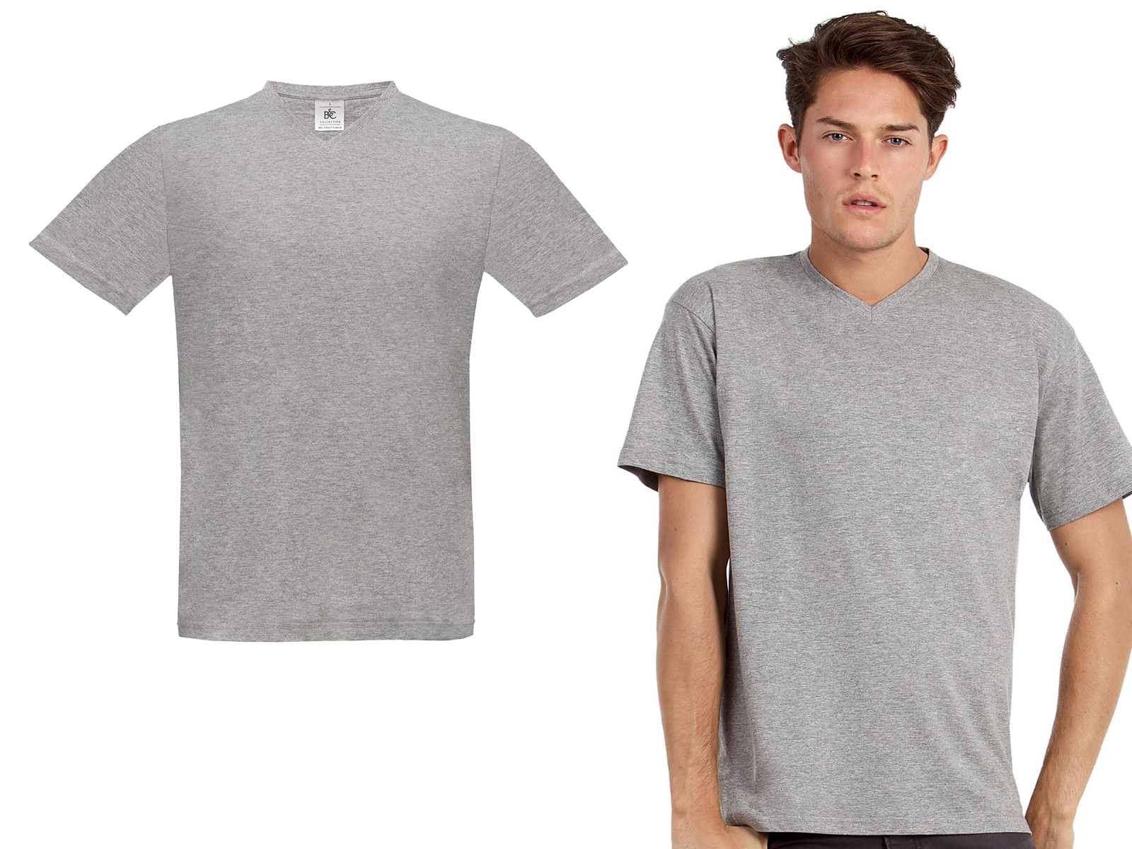 

Koszulka T-shirt w serek B&c EXACT150 XXL