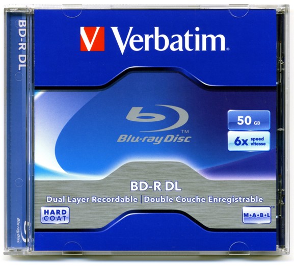

Verbatim Bd-r DL Blu-ray 50GB 6x Jewel Case 1 szt.