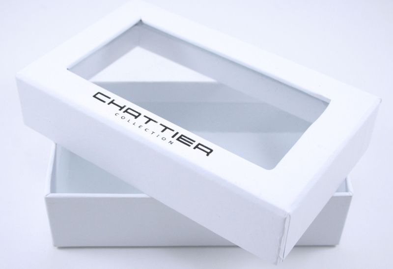 Stylowy zestaw mucha i poszetka Chattier Wzór dominujący inny wzór