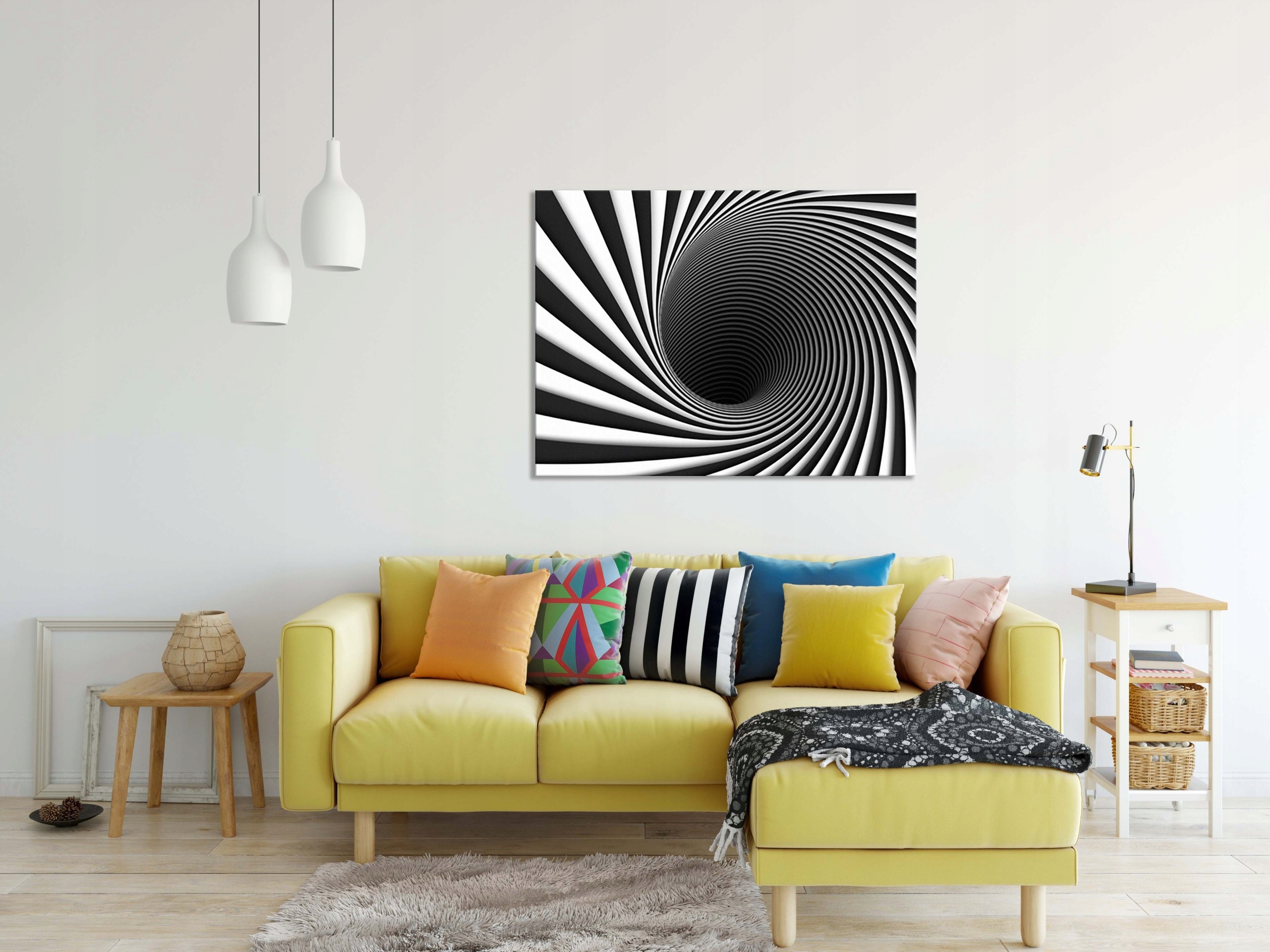 OBRAZ na płótnie ABSTRAKCJA 192286178 120x80 WZORY Wysokość produktu 80 cm