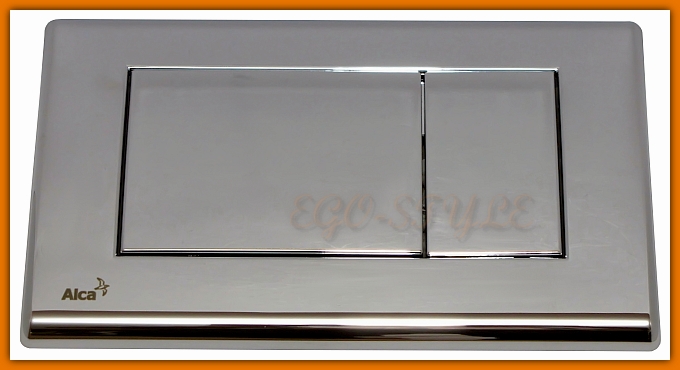 AlcaPLAST Przycisk spłukujący WC chrom M271 Delfin Rodzaj do WC